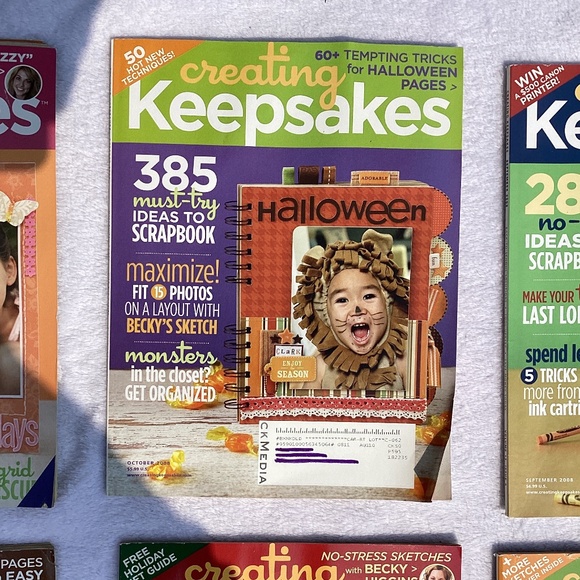 8 Creating Keepsakes Crafting Scrapbook Magazines - Picture 3 of 11